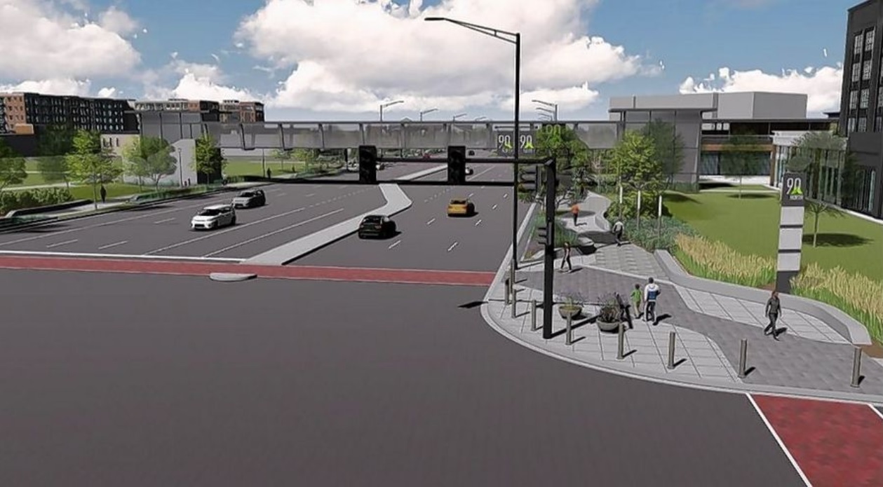 Pedestrian bridge part of Schaumburg plan for North Meacham Road